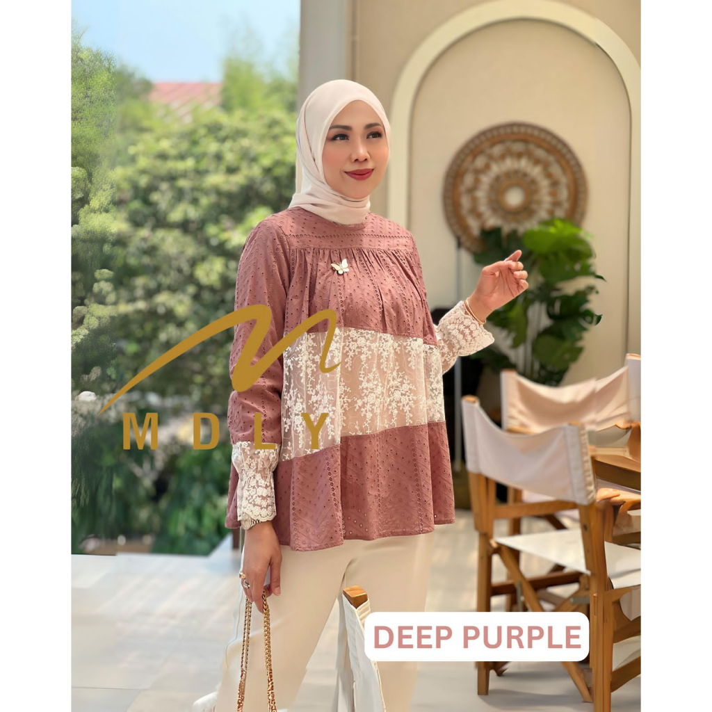 107-5 - Namia Blouse By MDLY - Embroidery Cotton