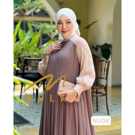 Image of M108 -5 - Maura Dress - Babydoll 2 layer HQ mix  Chantily - By MDLY
