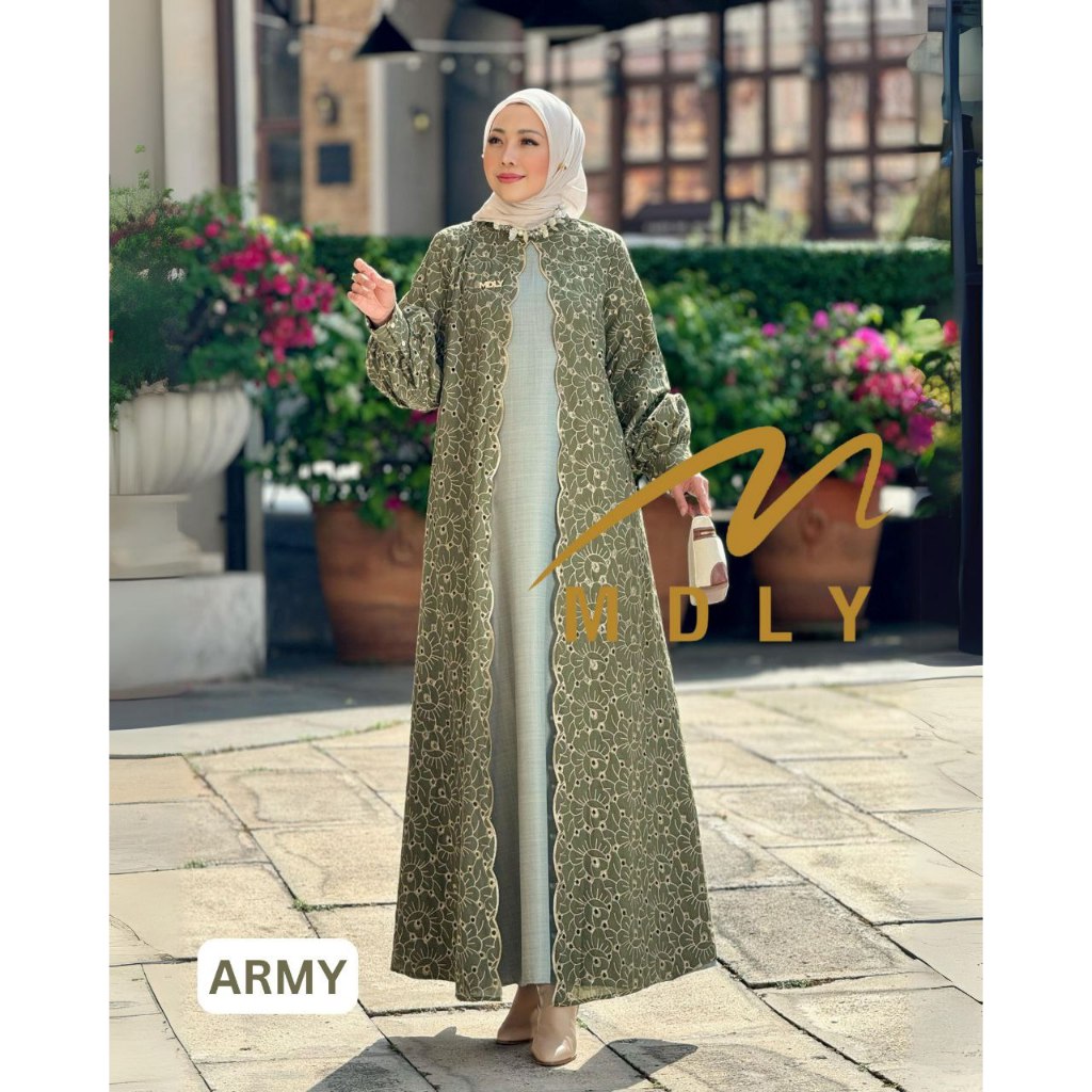 Samira Dress by MDLY Baju Gamis Wanita Muslim Baju Busana Dress