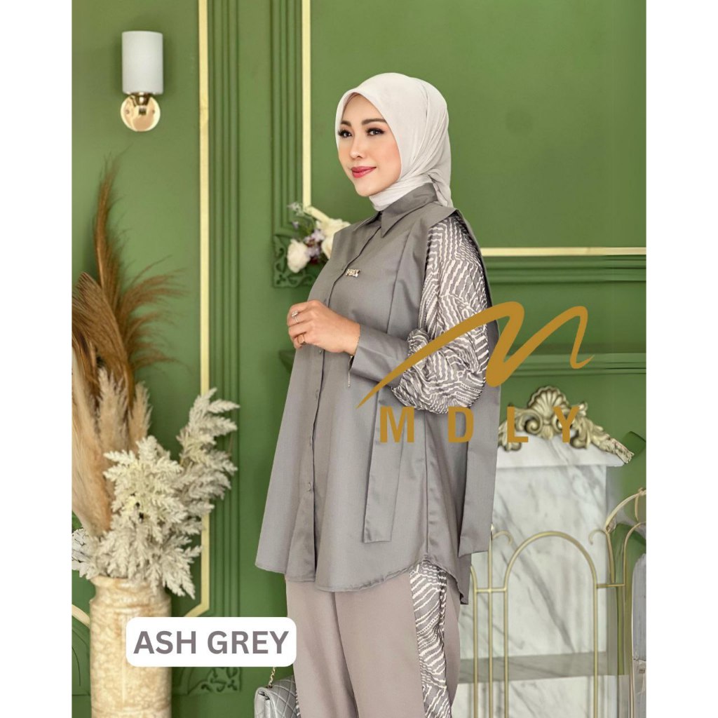 MDLY Baju pakaian setelan wanita/One Set Celana/Setelan Bawahan Celana Casual/Leenda Set by MDLY