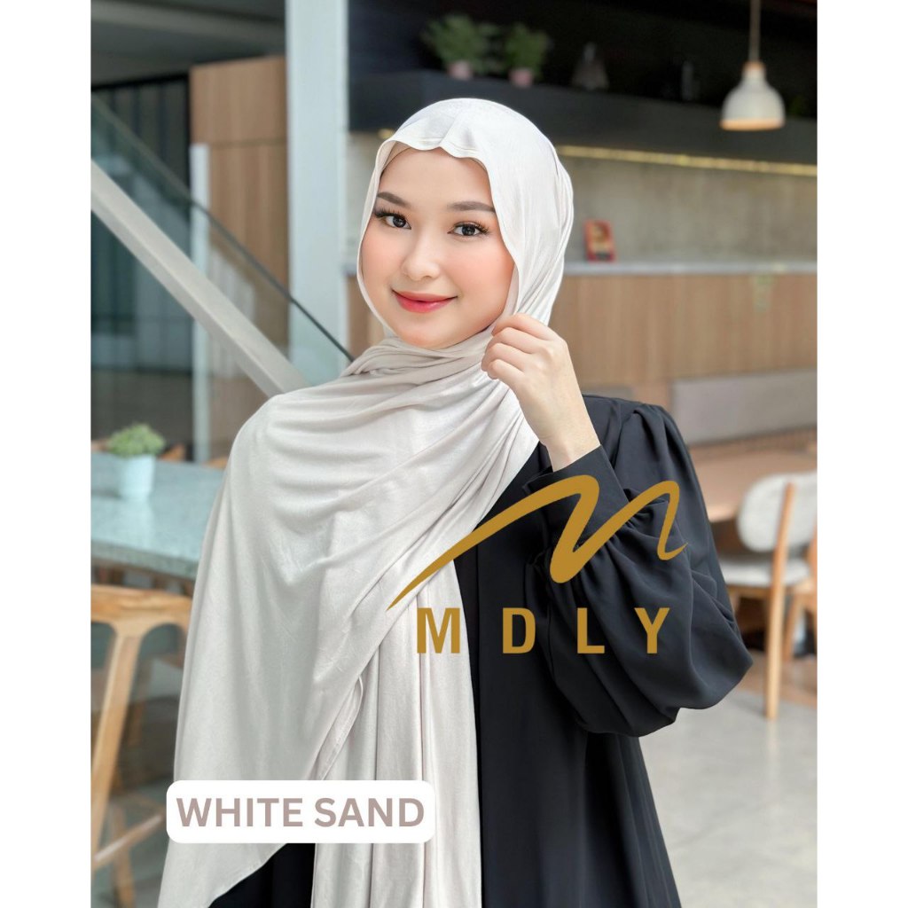 MDLY Hijab Pashmina Jilbab/Pashmina Rayon Polos Elegan/Pashmina Premium/Awra Pashmina by MDLY