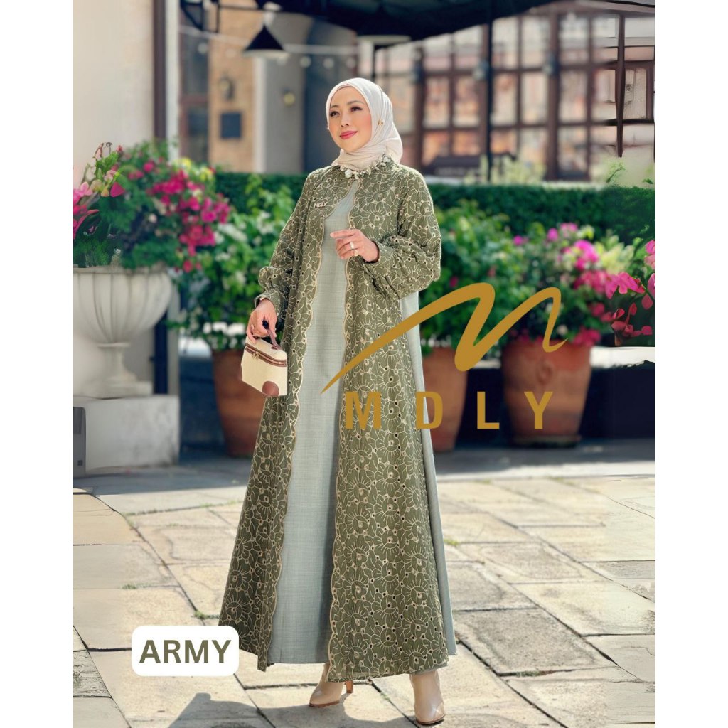 Samira Dress by MDLY Baju Gamis Wanita Muslim Baju Busana Dress