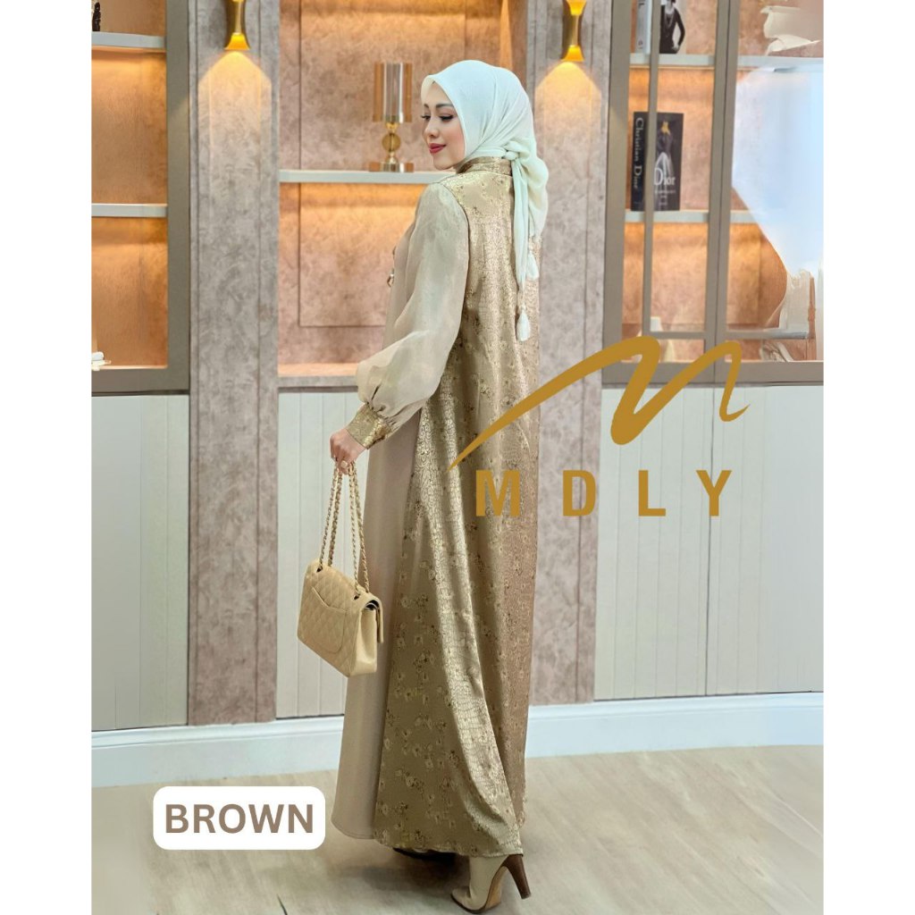 Aylin Dress by MDLY Baju Gamis Wanita Muslim Baju Busana Dress