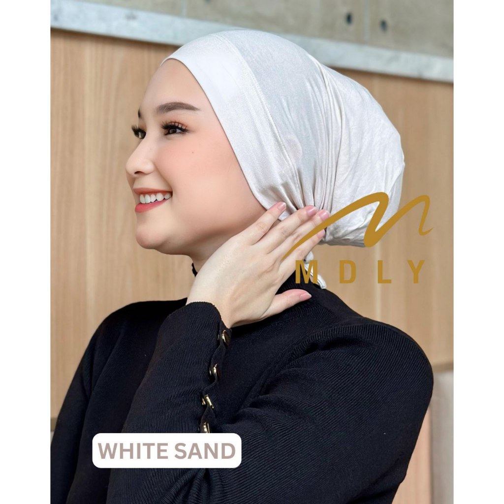 MDLY Ciput Hijab Inner Jillbab/Ciput Tali bahan Nyaman Adem/Awra Ciput Tali by MDLY
