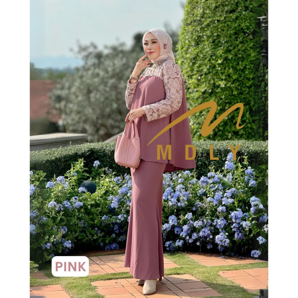Merie Set by MDLY Baju Setelan Wanita Muslim One Set Atasan Dan Bawahan Rok