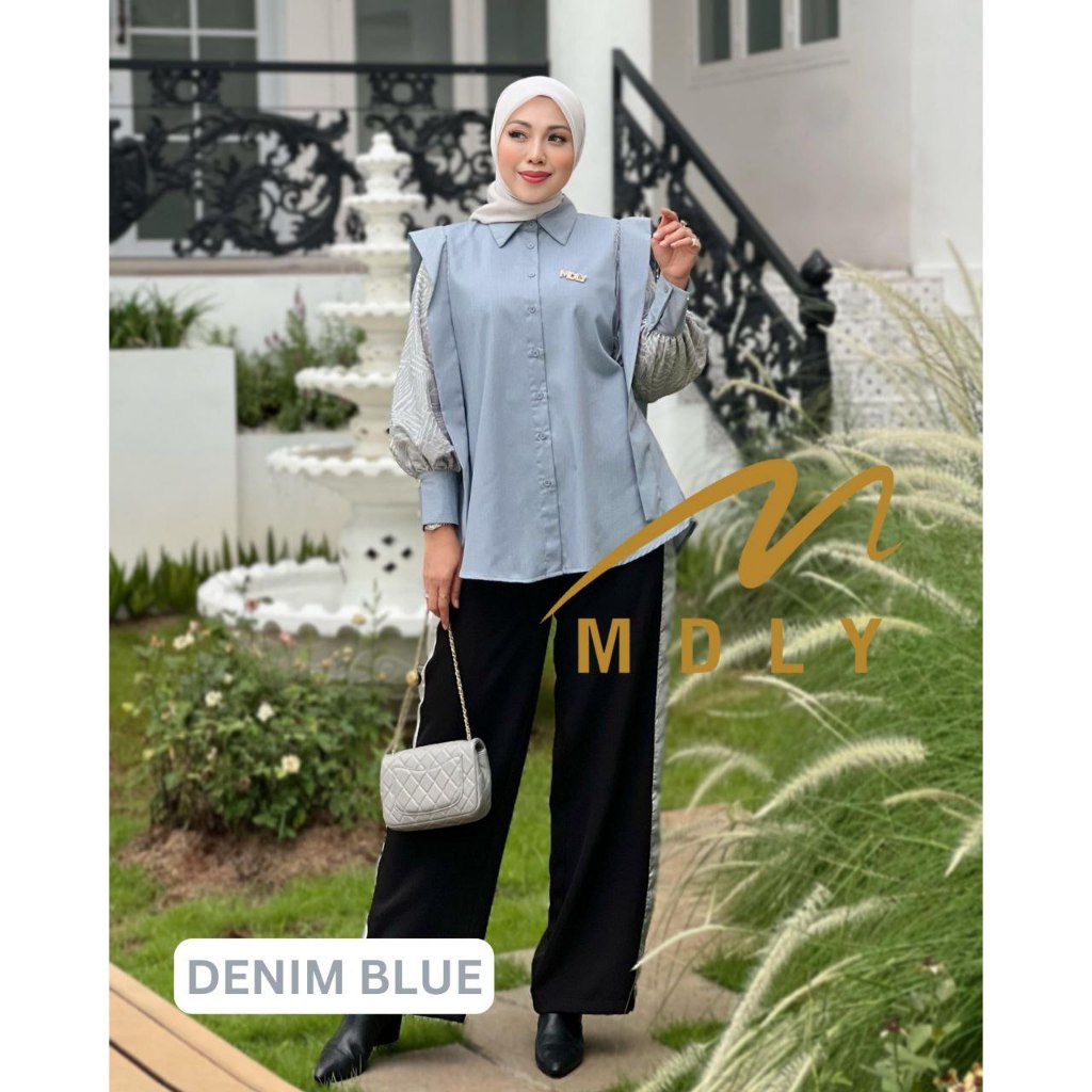 MDLY Baju pakaian setelan wanita/One Set Celana/Setelan Bawahan Celana Casual/Leenda Set by MDLY