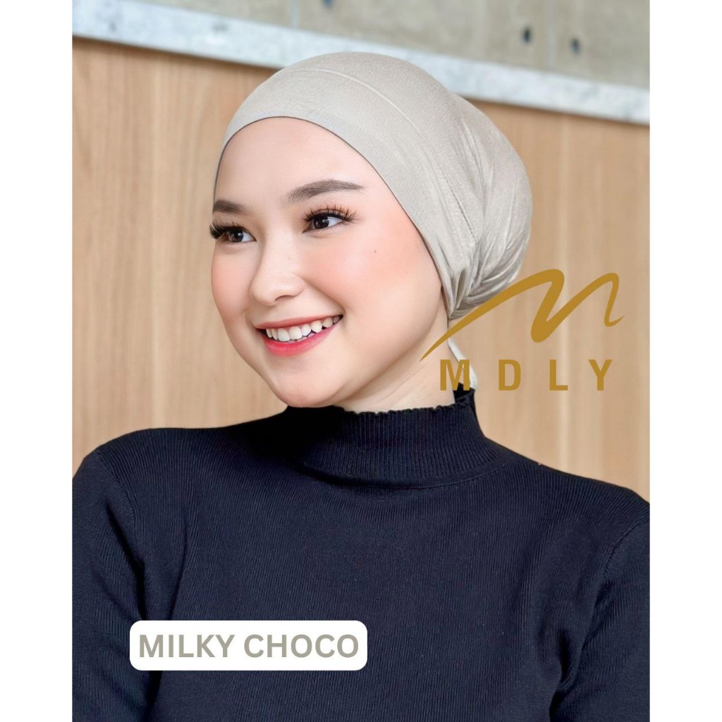 MDLY Ciput Hijab Inner Jillbab/Ciput Tali bahan Nyaman Adem/Awra Ciput Tali by MDLY