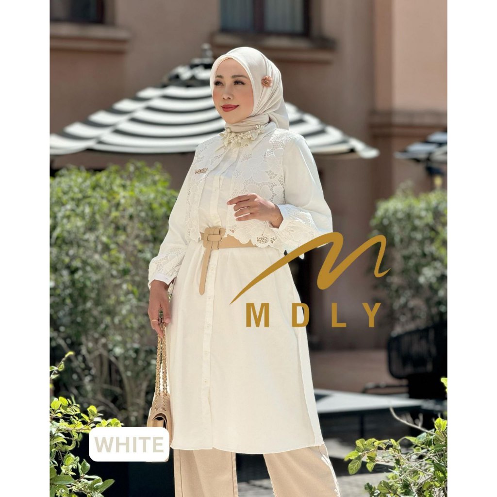 MDLY Baju Tunik atasan wanita/Long Tunik Premium with Exclusive Brocade/Windy Tunic series I by MDLY