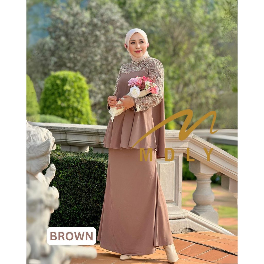 Merie Set by MDLY Baju Setelan Wanita Muslim One Set Atasan Dan Bawahan Rok
