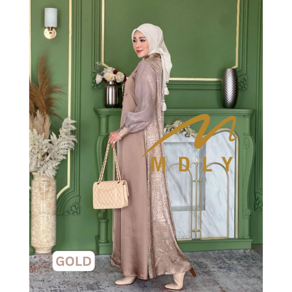 Aylin Dress by MDLY Baju Gamis Wanita Muslim Baju Busana Dress