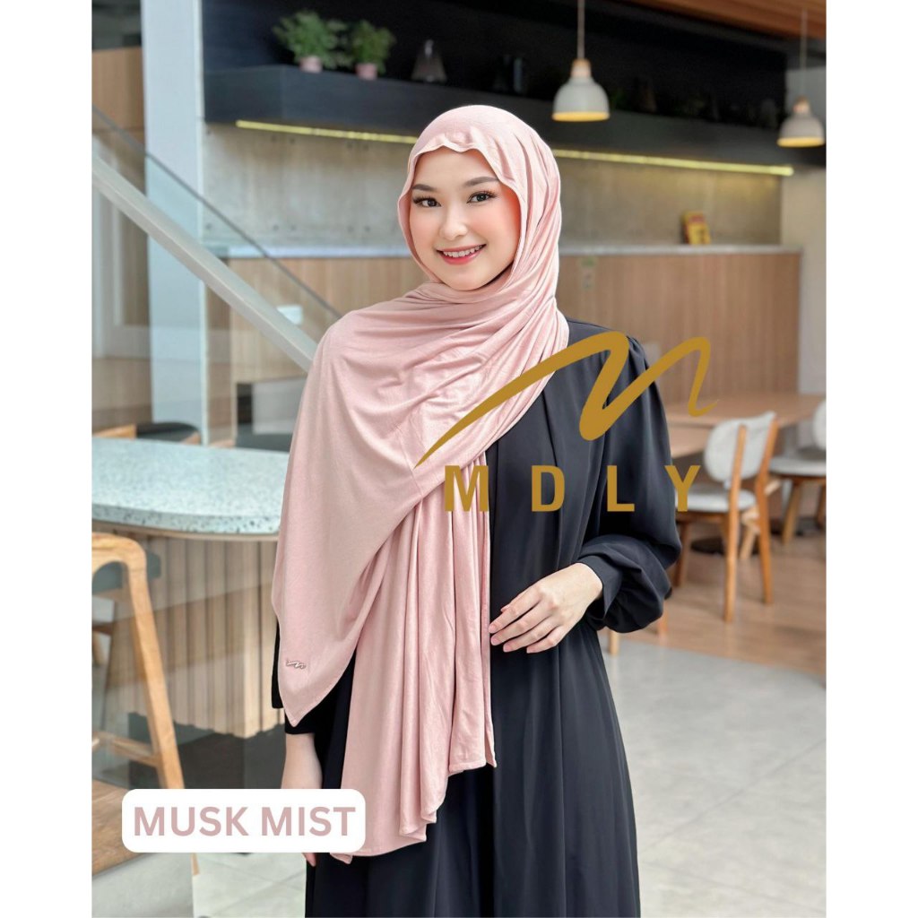 MDLY Hijab Pashmina Jilbab/Pashmina Rayon Polos Elegan/Pashmina Premium/Awra Pashmina by MDLY