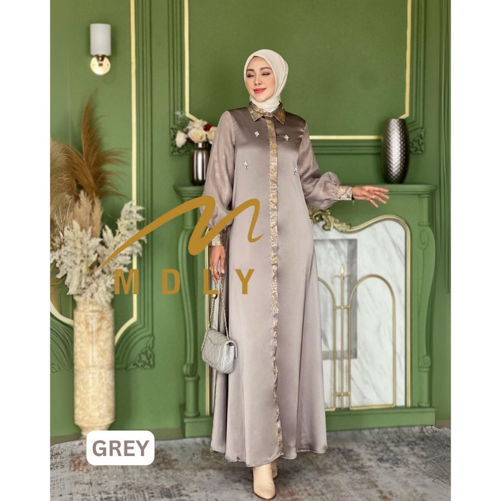 Aylin Dress by MDLY Baju Gamis Wanita Muslim Baju Busana Dress