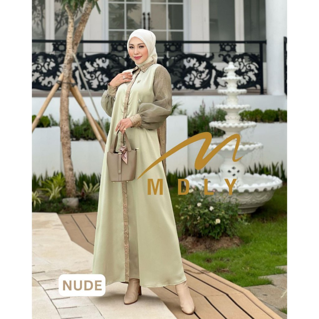 Aylin Dress by MDLY Baju Gamis Wanita Muslim Baju Busana Dress