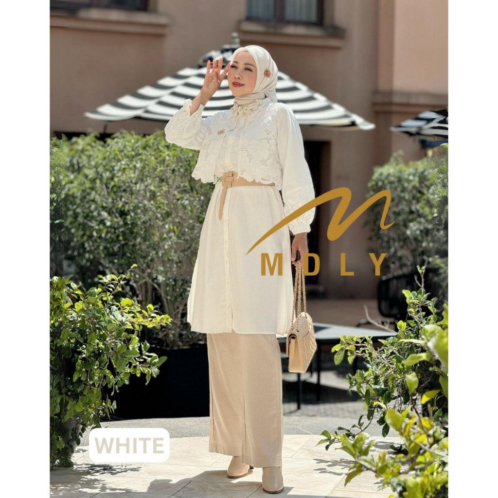 MDLY Baju Tunik atasan wanita/Long Tunik Premium with Exclusive Brocade/Windy Tunic series I by MDLY