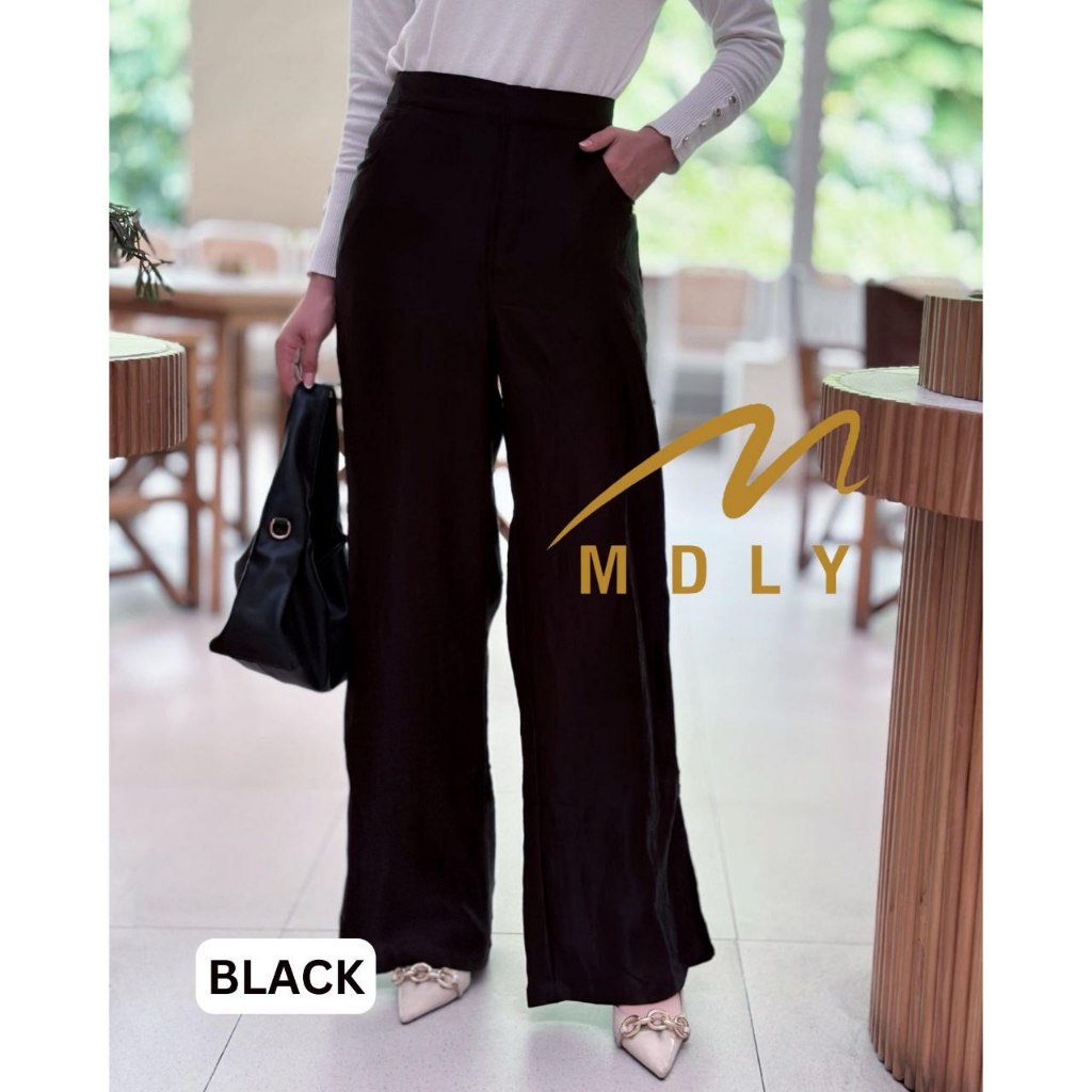 MDLY Celana panjang wanita/Daily Pants/Celana Kerja Kekinian Casual/Maowe Flare Pants by MDLY