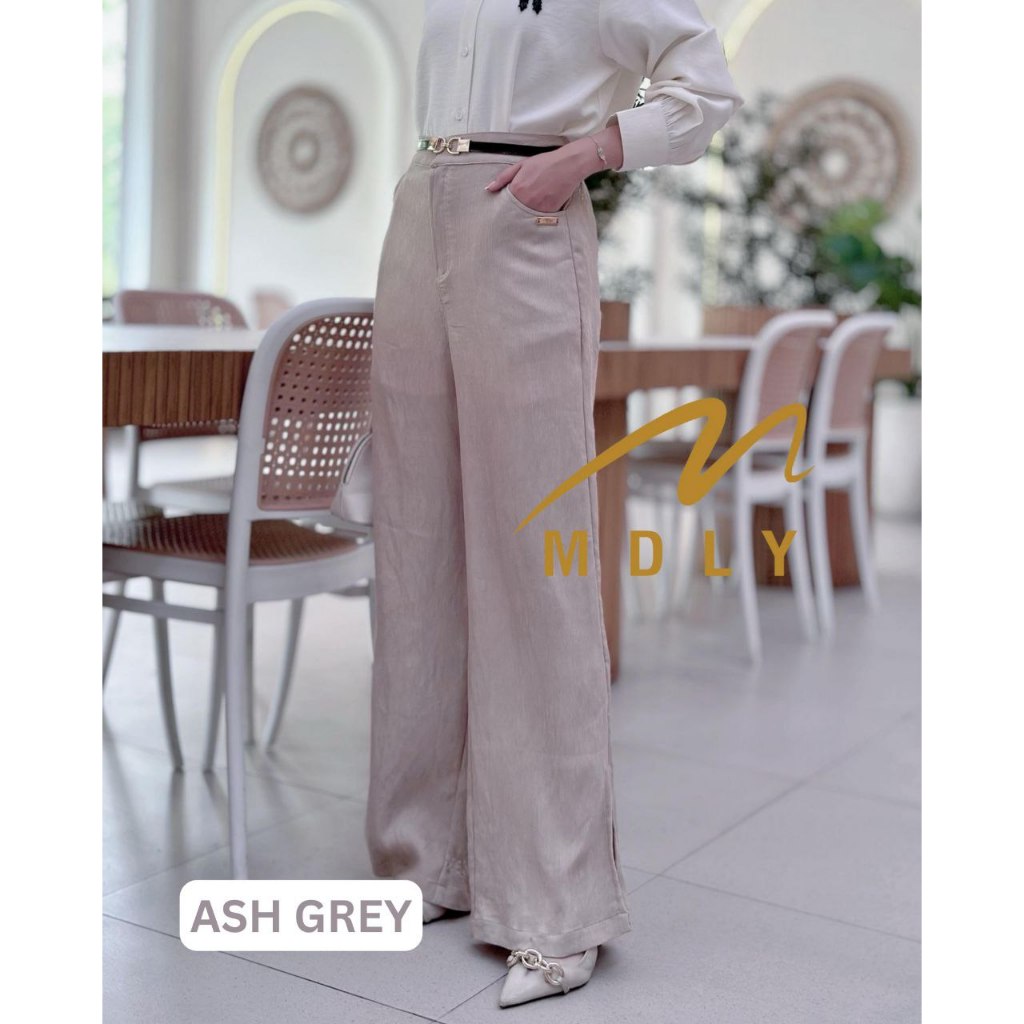 MDLY Celana panjang wanita/Daily Pants/Celana Kerja Kekinian Casual/Maowe Flare Pants by MDLY