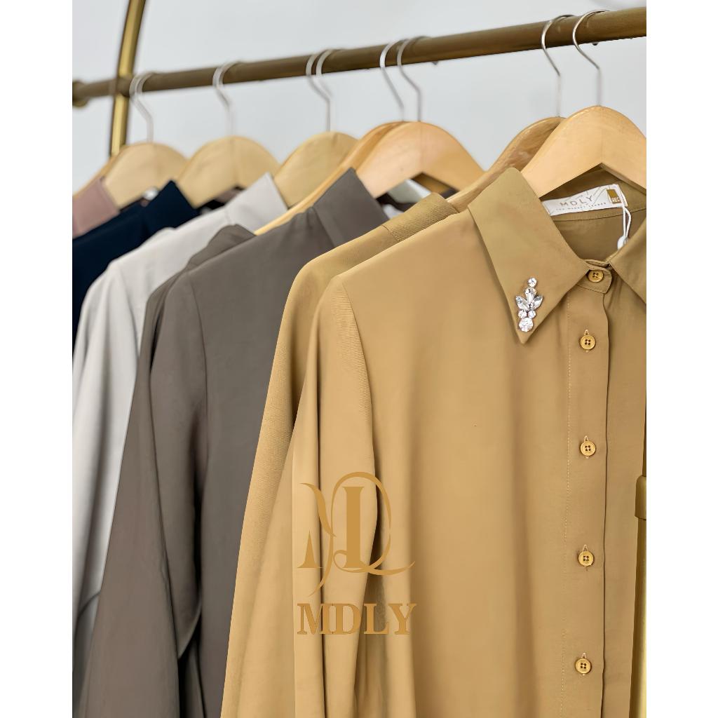 MDLY Baju Setelan Wanita Muslim/One Set Daily Rok/Setelan Basic Polos/Jazzy Skirt Set by MDLY