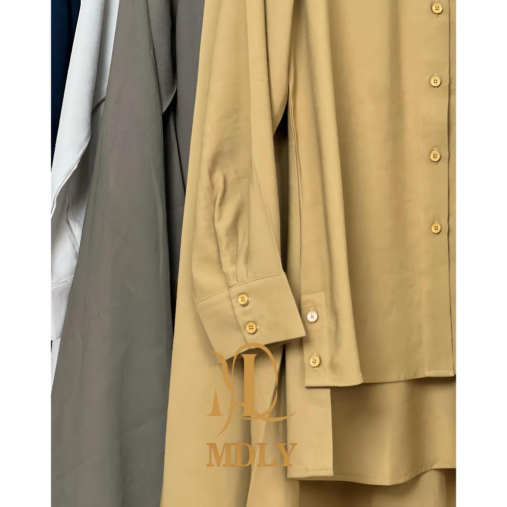 MDLY Baju Setelan Wanita Muslim/One Set Daily Rok/Setelan Basic Polos/Jazzy Skirt Set by MDLY