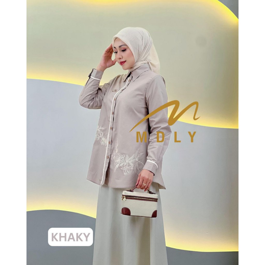 MDLY Baju Setelan Wanita Muslim/One Set Rok/Setelan Rok Wanita/Pamela Skirt Set by MDLY