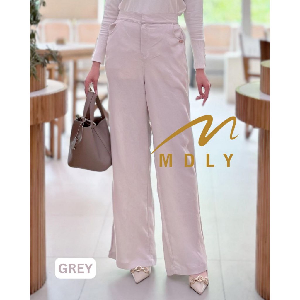 MDLY Celana panjang wanita/Daily Pants/Celana Kerja Kekinian Casual/Maowe Flare Pants by MDLY