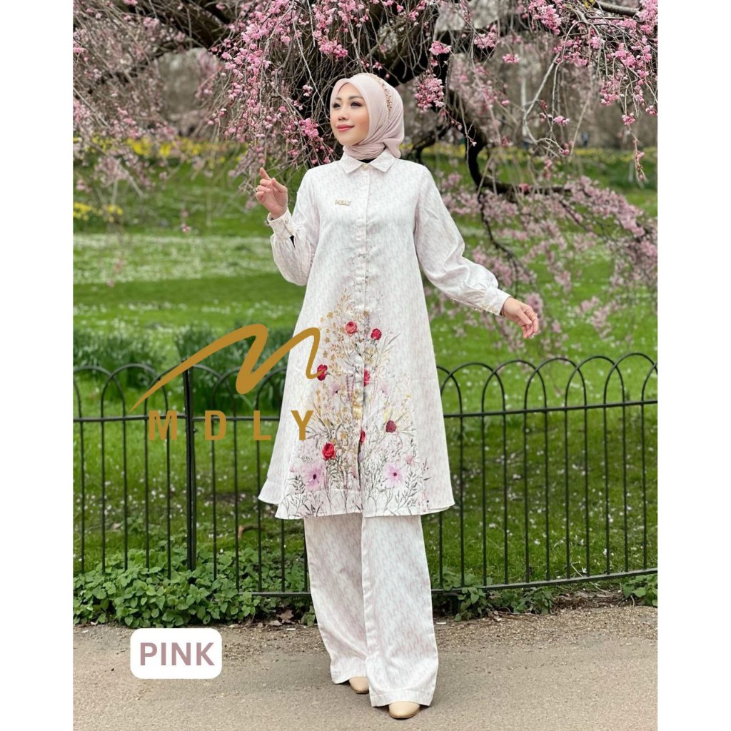MDLY Baju setelan wanita/One Set Premium/One Set Lebaran/ Amarylist Monogram Set by MDLY