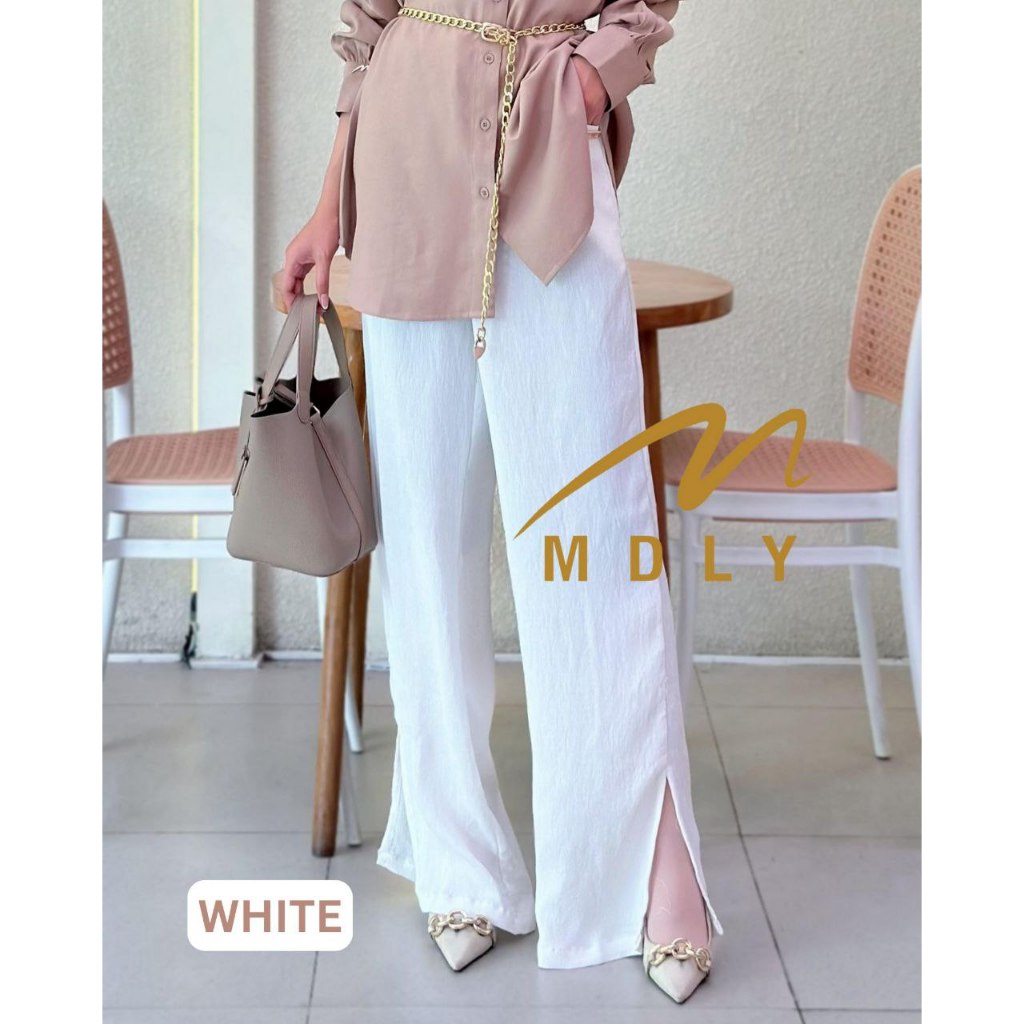 MDLY Celana panjang wanita/Daily Pants/Celana Kerja Kekinian Casual/Maowe Flare Pants by MDLY