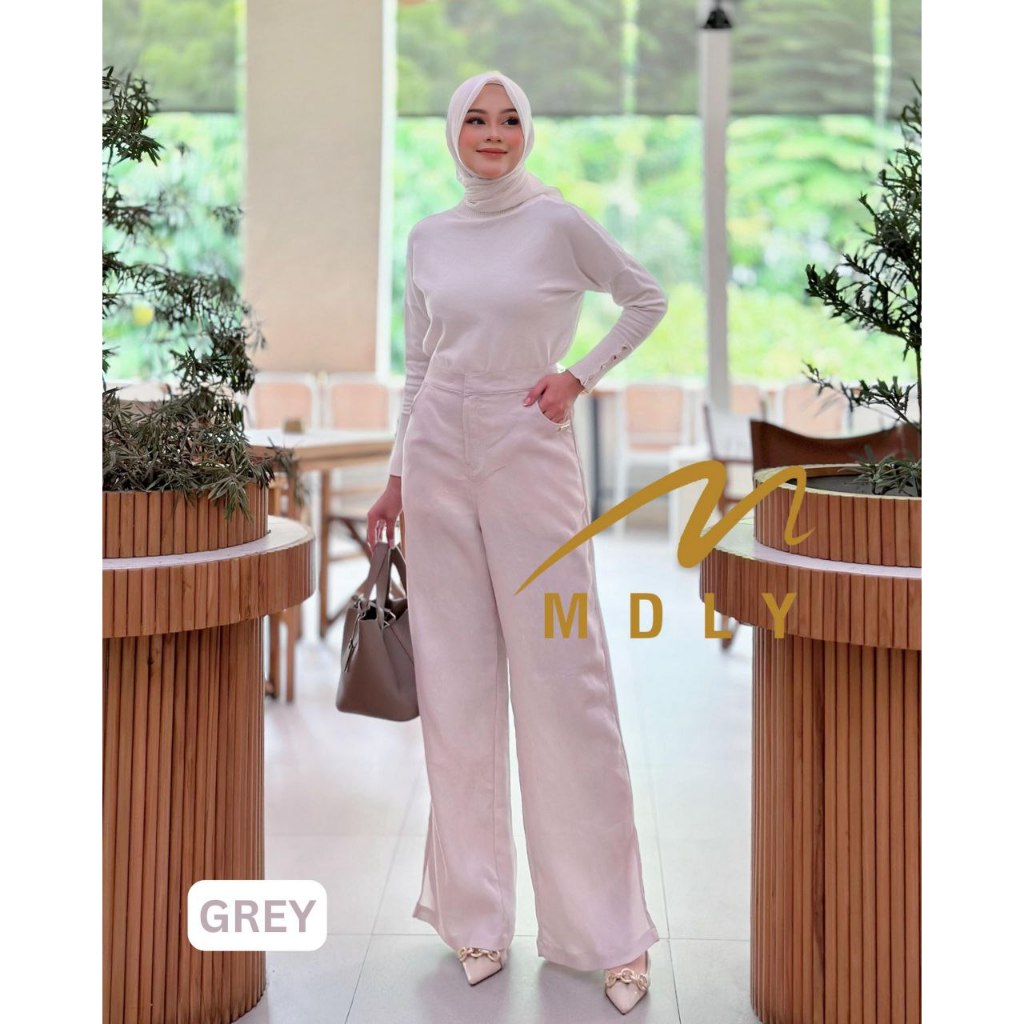 MDLY Celana panjang wanita/Daily Pants/Celana Kerja Kekinian Casual/Maowe Flare Pants by MDLY