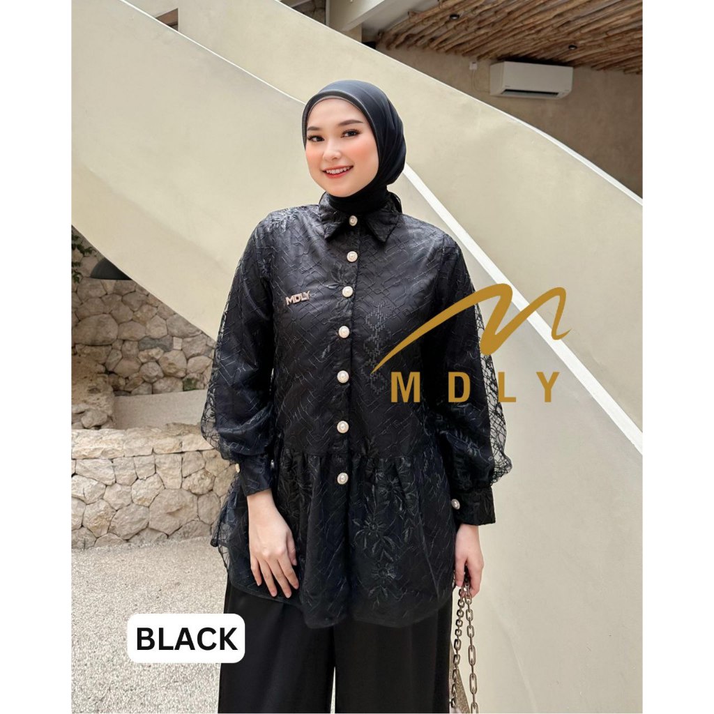 MDLY Baju setelan wanita muslim/One Set Celana/Setelan Lebaran pesta/Mineta Set by MDLY