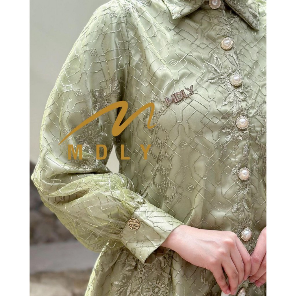 MDLY Baju setelan wanita muslim/One Set Celana/Setelan Lebaran pesta/Mineta Set by MDLY