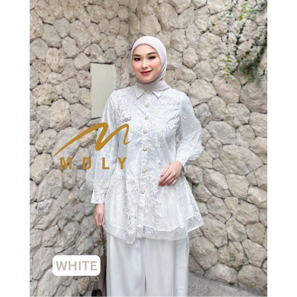 MDLY Baju setelan wanita muslim/One Set Celana/Setelan Lebaran pesta/Mineta Set by MDLY
