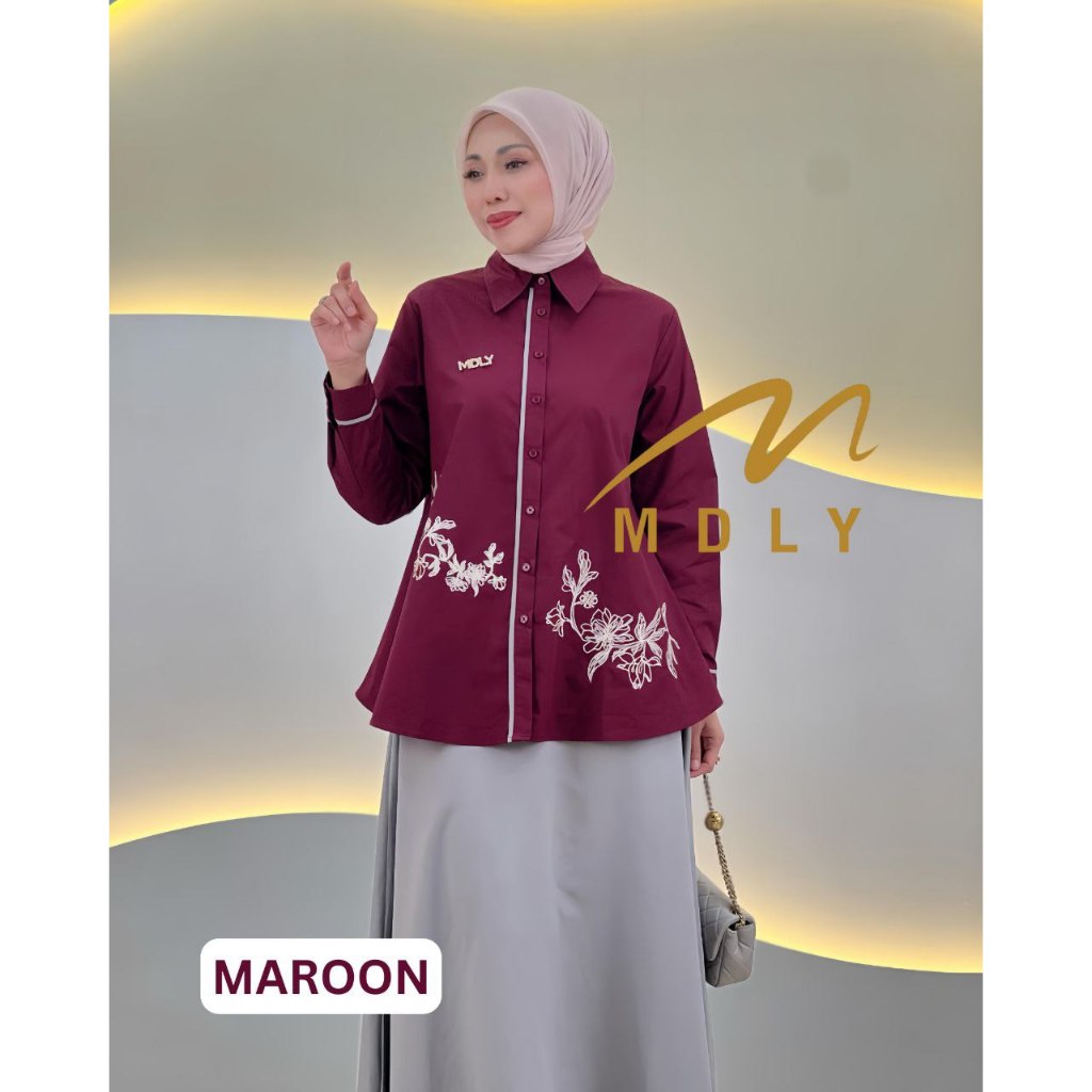 MDLY Baju Setelan Wanita Muslim/One Set Rok/Setelan Rok Wanita/Pamela Skirt Set by MDLY