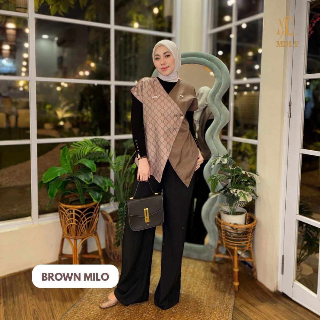 MDLY Baju Atasan Wanita/Vest Kekinian Elegan/Yoona Lux Vest by MDLY