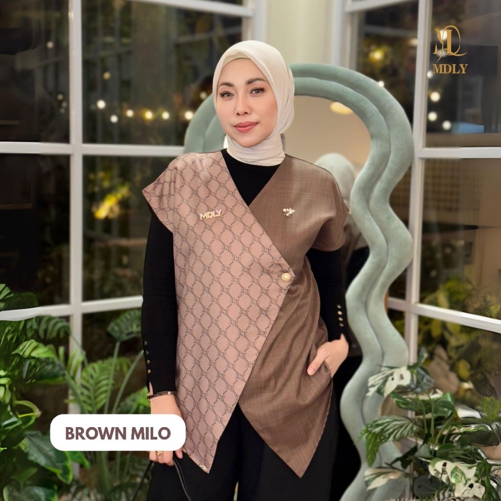 MDLY Baju Atasan Wanita/Vest Kekinian Elegan/Yoona Lux Vest by MDLY