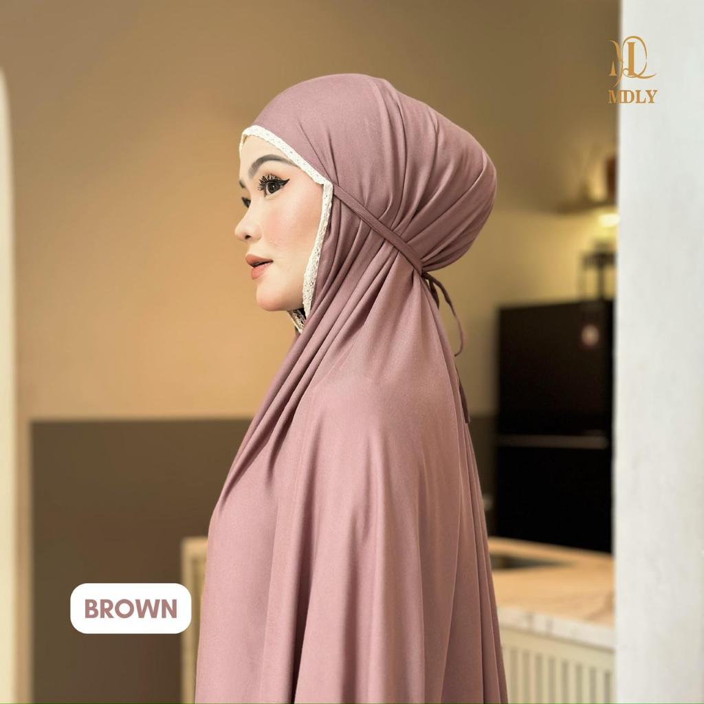 MDLY Alia Prayer Set Mukena Polos Adem Rayon Premium Terbaruu