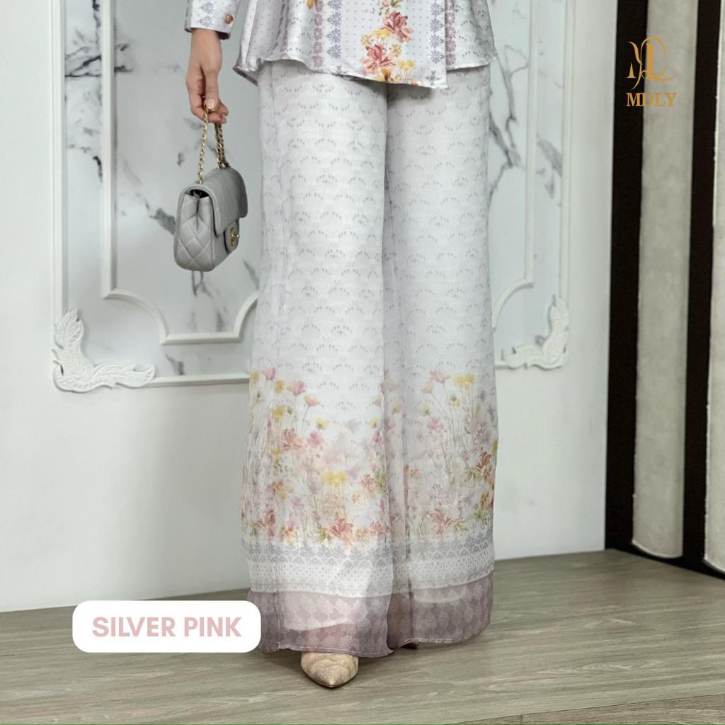 MDLY Janggan Ruya Set Setelan Wanita Premium Motif Organza Print Mewah