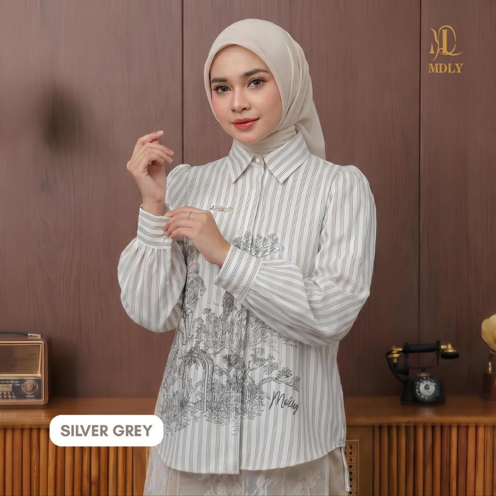Gardenia Stripes Shirt by MDLY