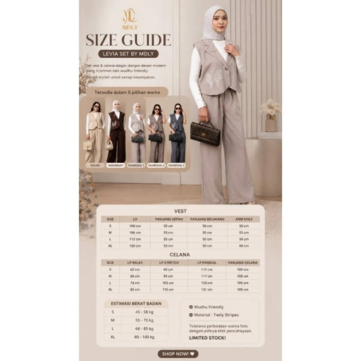 Image of MDLY Levia Set Bahan Twily Stripes Salur One Set Terbaru Kemeja Wanita Premium Lengan Panjang, Atasan Wanita Elegan Kekinian Stylish & Nyaman