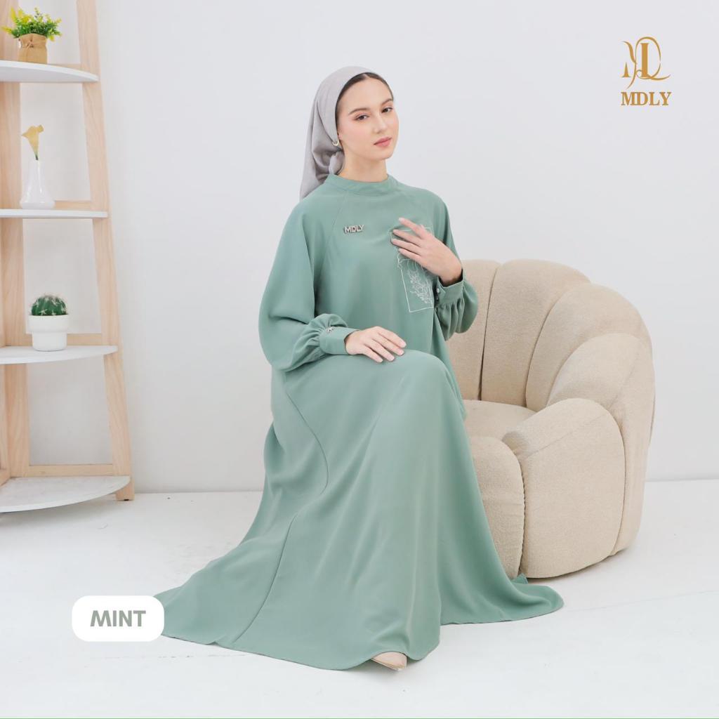 Naghia Embroidery Dress by MDLY