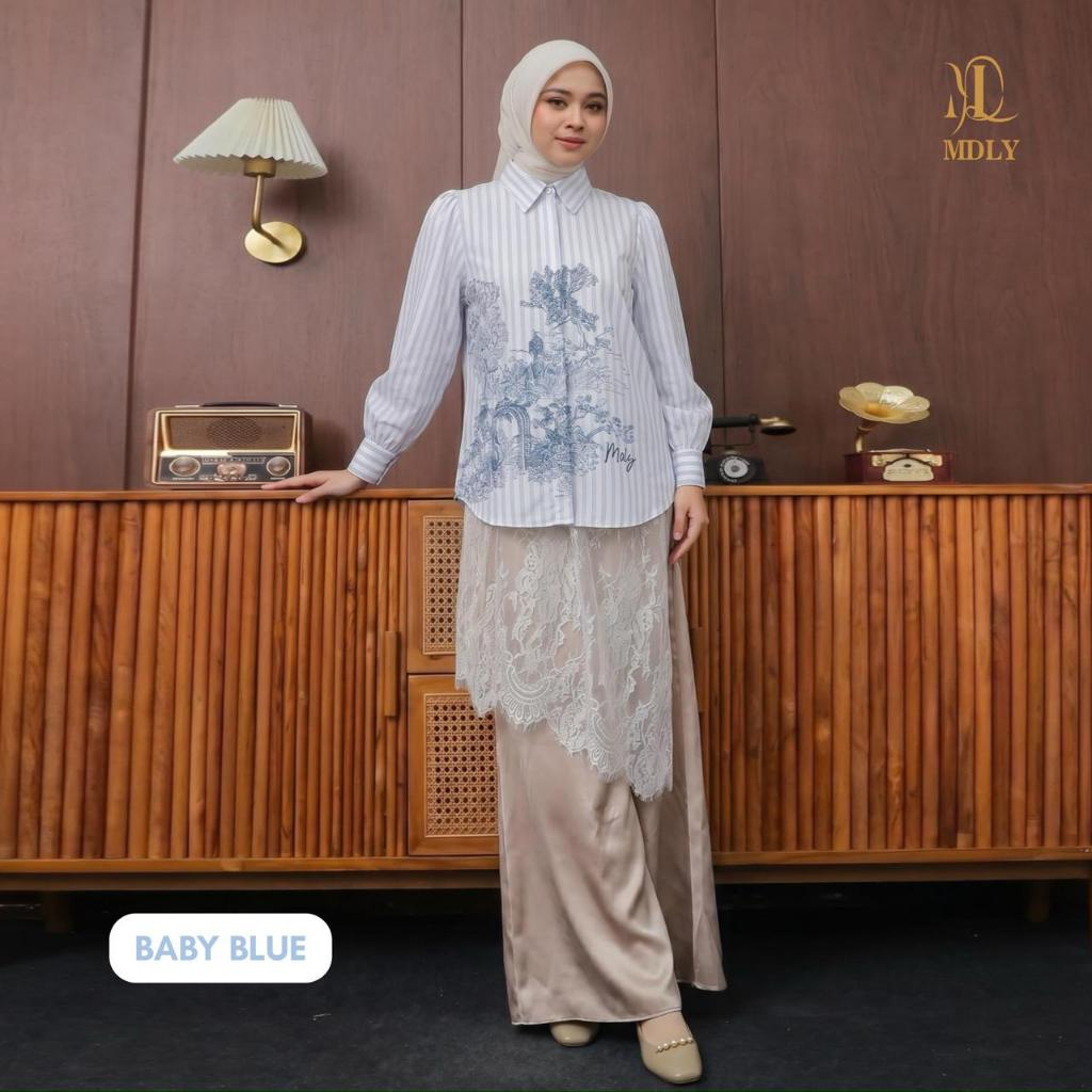 Gardenia Stripes Shirt by MDLY