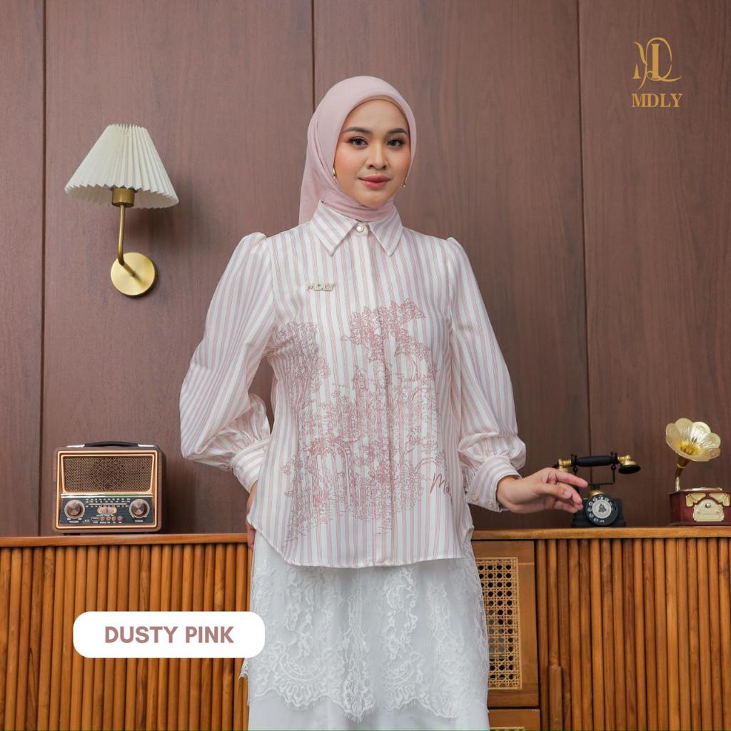 Gardenia Stripes Shirt by MDLY