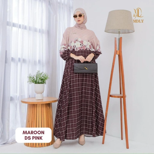 Image of Mdly flaria dress terbaru  motif printing  elegan  dan simple
