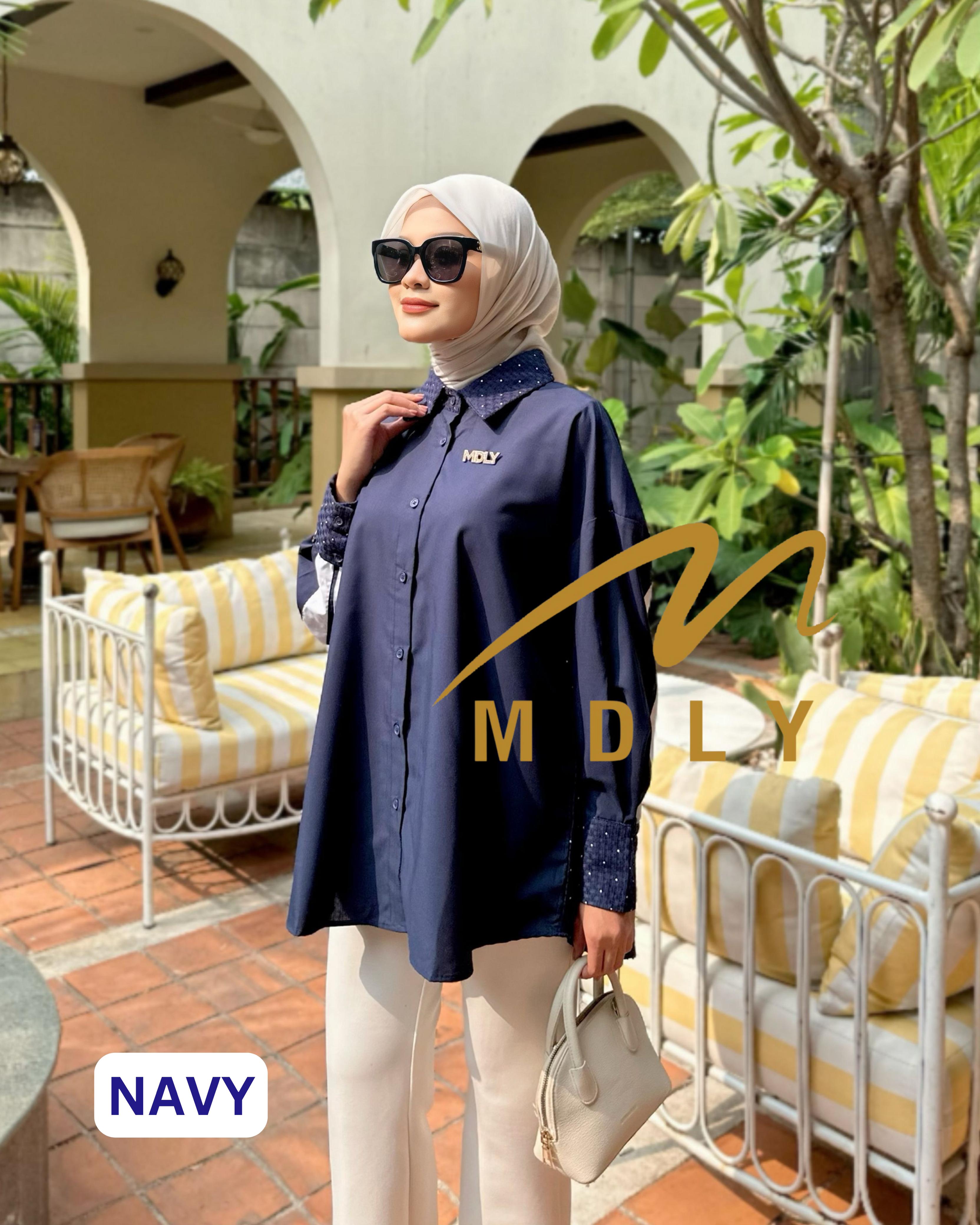 MDLY baju kemeja atasan Grenada Shirt by Mdly