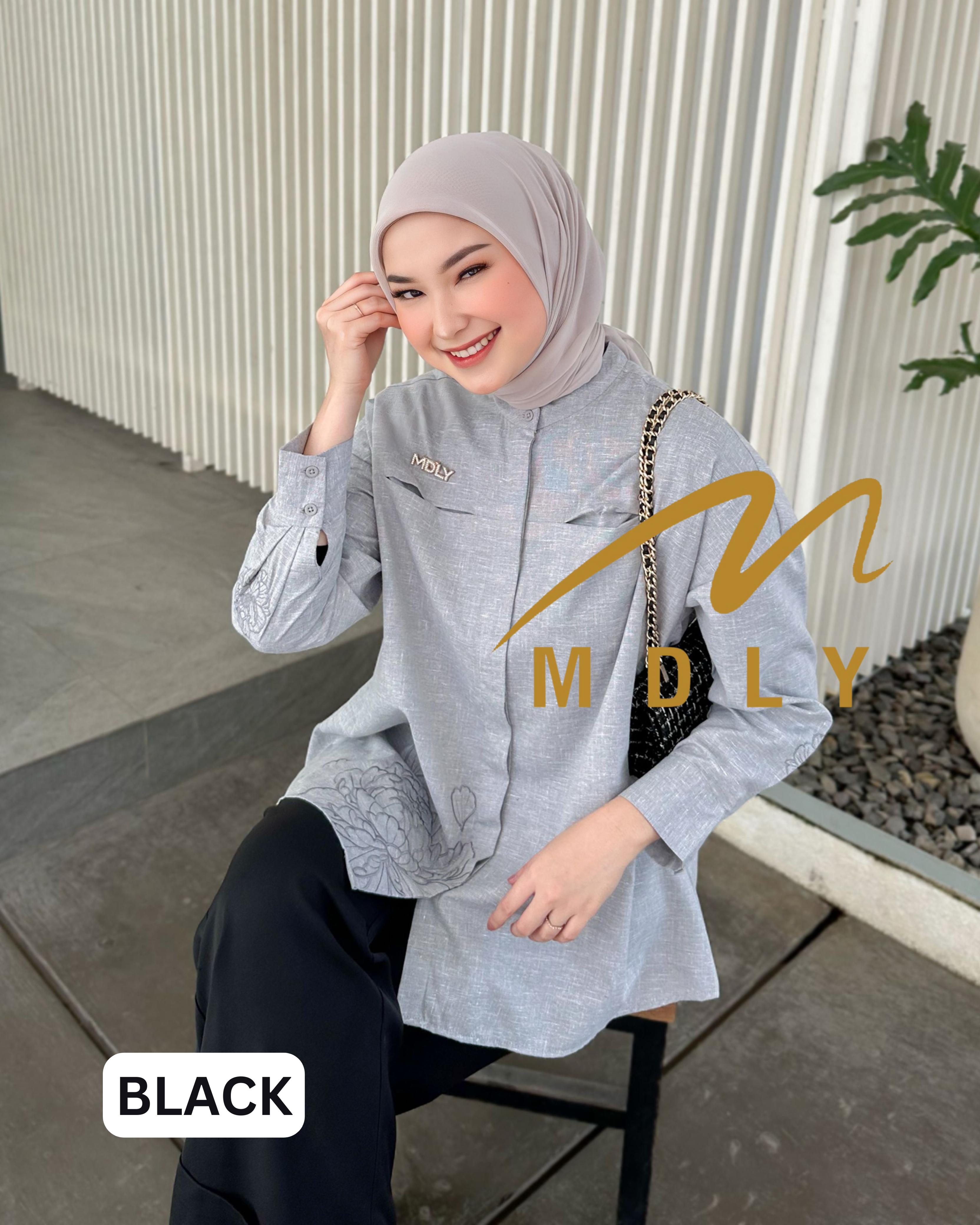MDLY baju kemeja atasan Candia Shirt by Mdly