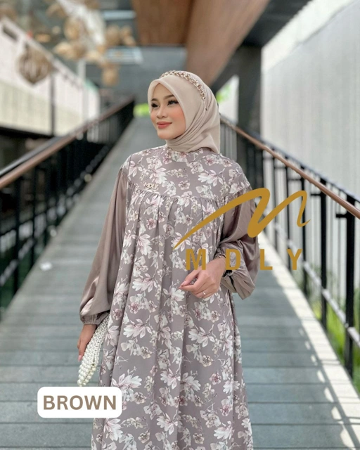 Image of MDLY baju gamis wanita Ayesa Dress by Mdly