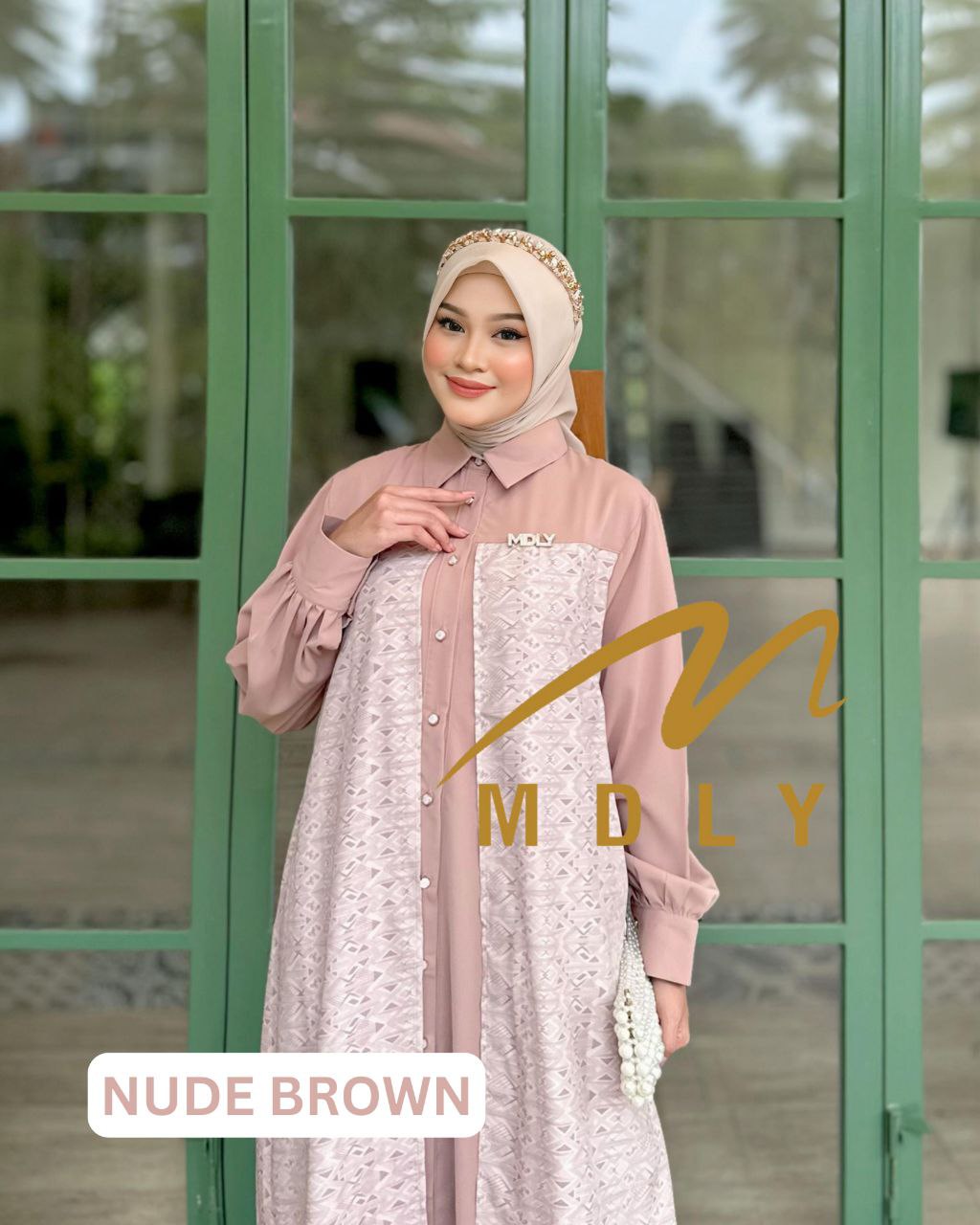 MDLY baju gamis wanita Rowey Dress by Mdly