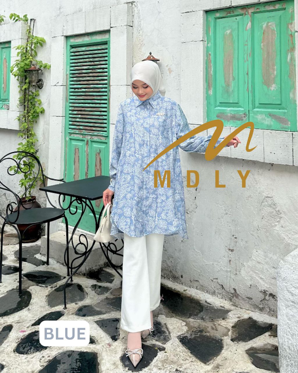 MDLY baju atasan tunik wanita Bria Tunic by Mdly