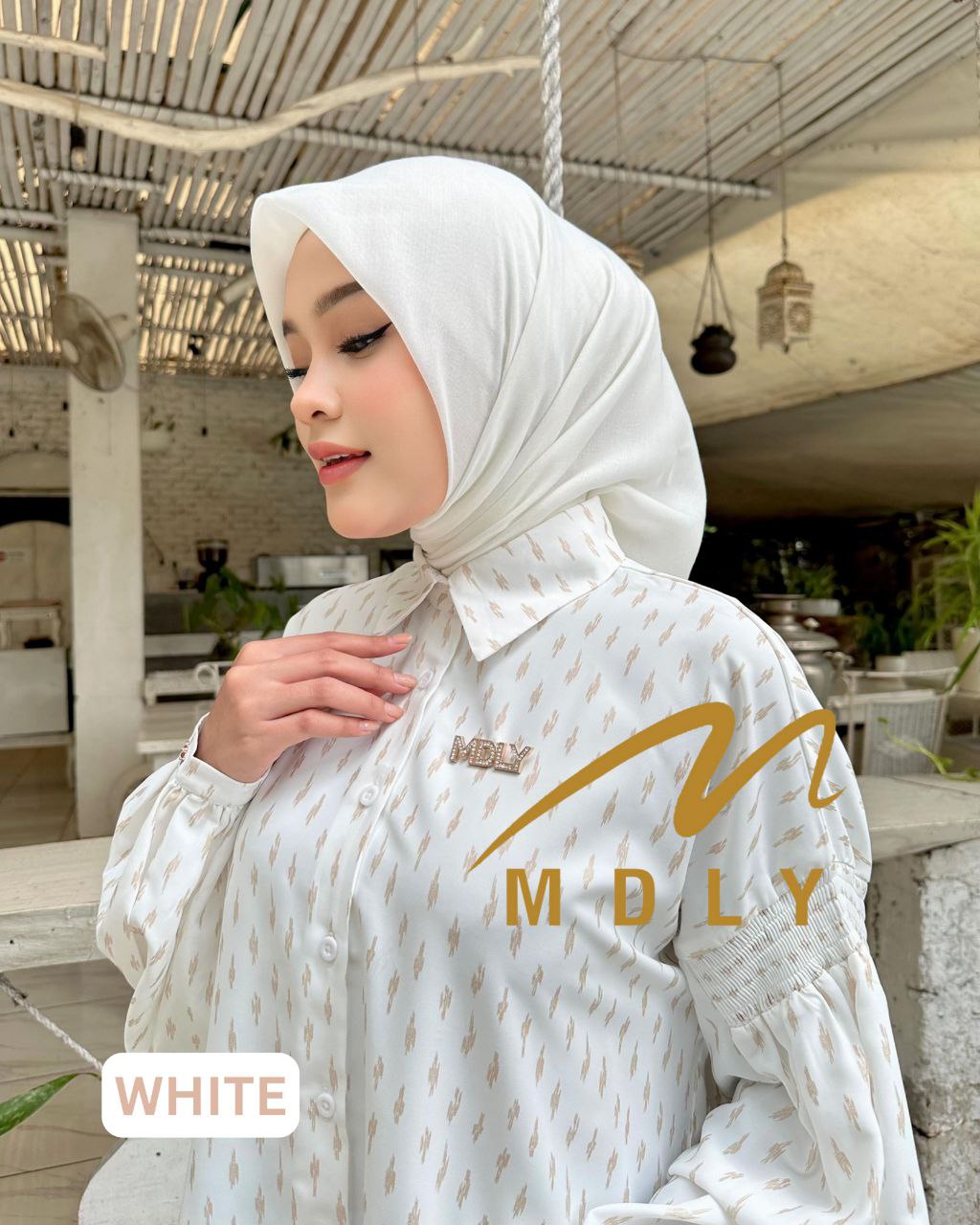 MDLY baju kemeja atasan Laniya Shirt by Mdly