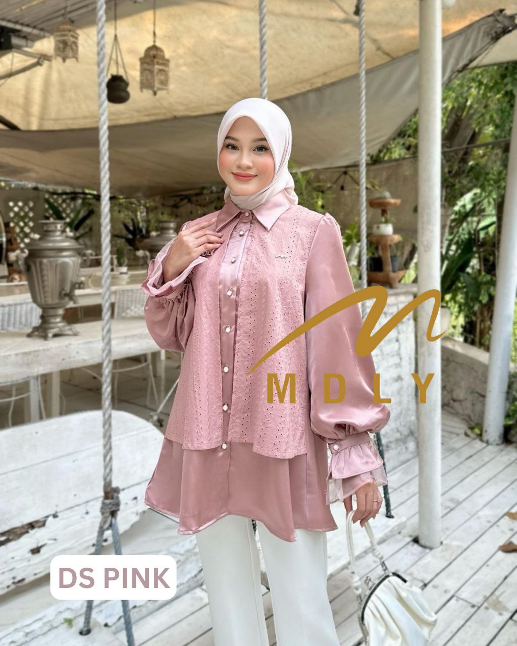 MDLY baju atasan kemeja wanita Youraa Shirt by Mdly