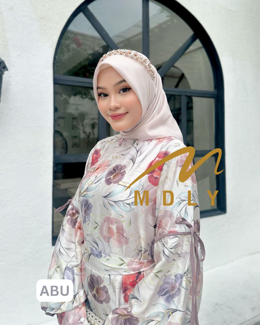 MDLY baju gamis wanita muslim Haifa Dress by Mdly