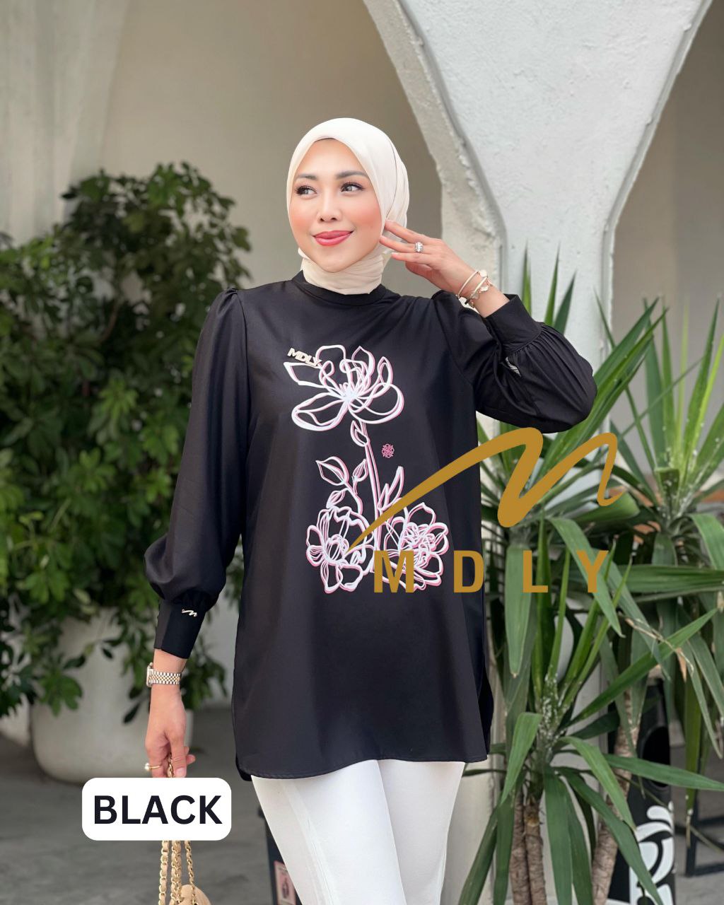MDLY  baju atasan wanita Rhea Exclusive Blouse by Mdly